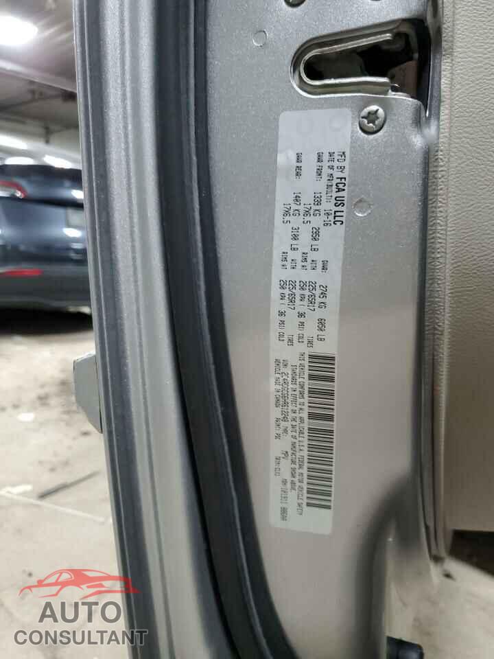 DODGE CARAVAN 2017 - 2C4RDGCG6HR612248