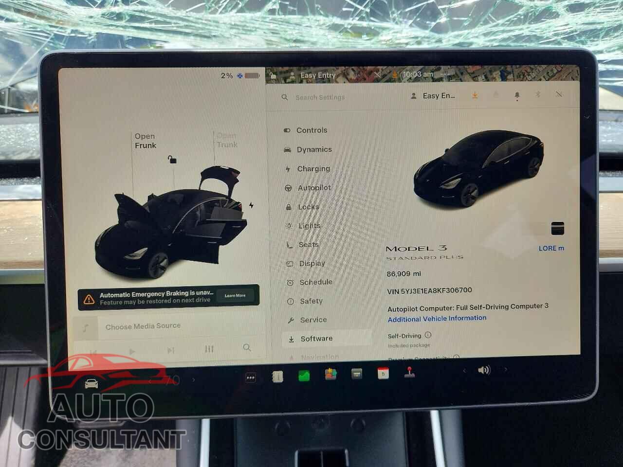 TESLA MODEL 3 2019 - 5YJ3E1EA8KF306700