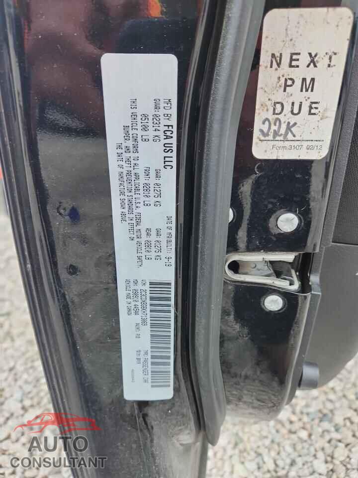 DODGE CHARGER 2019 - 2C3CDXBG6KH713069