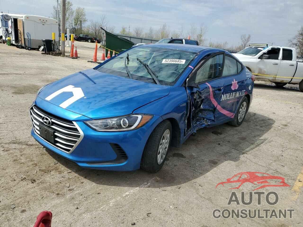 HYUNDAI ELANTRA 2018 - 5NPD74LF7JH322028