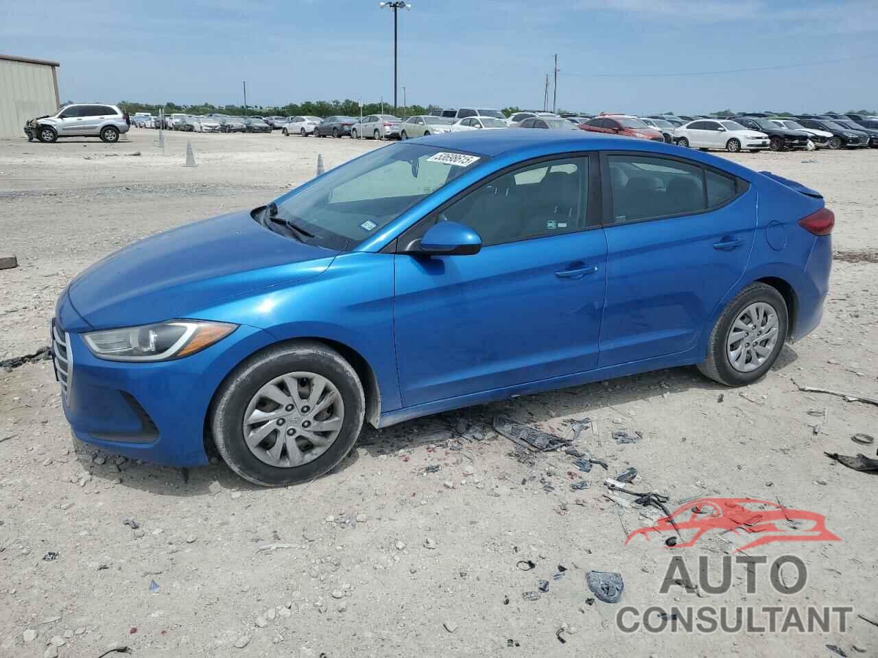 HYUNDAI ELANTRA 2018 - KMHD74LF9JU523916