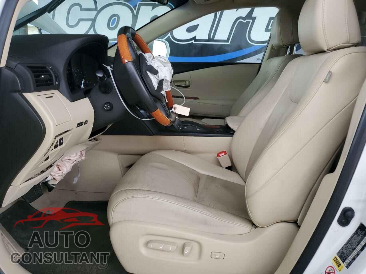LEXUS RX350 2012 - 2T2BK1BA9CC145574