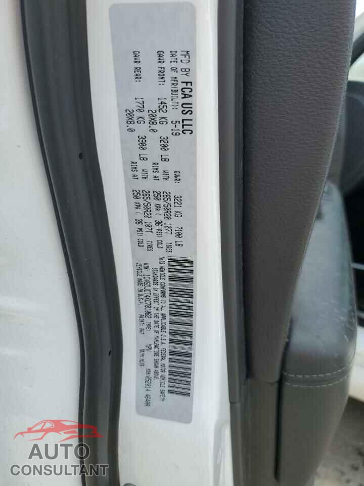 DODGE DURANGO 2019 - 1C4SDJCT4KC781082