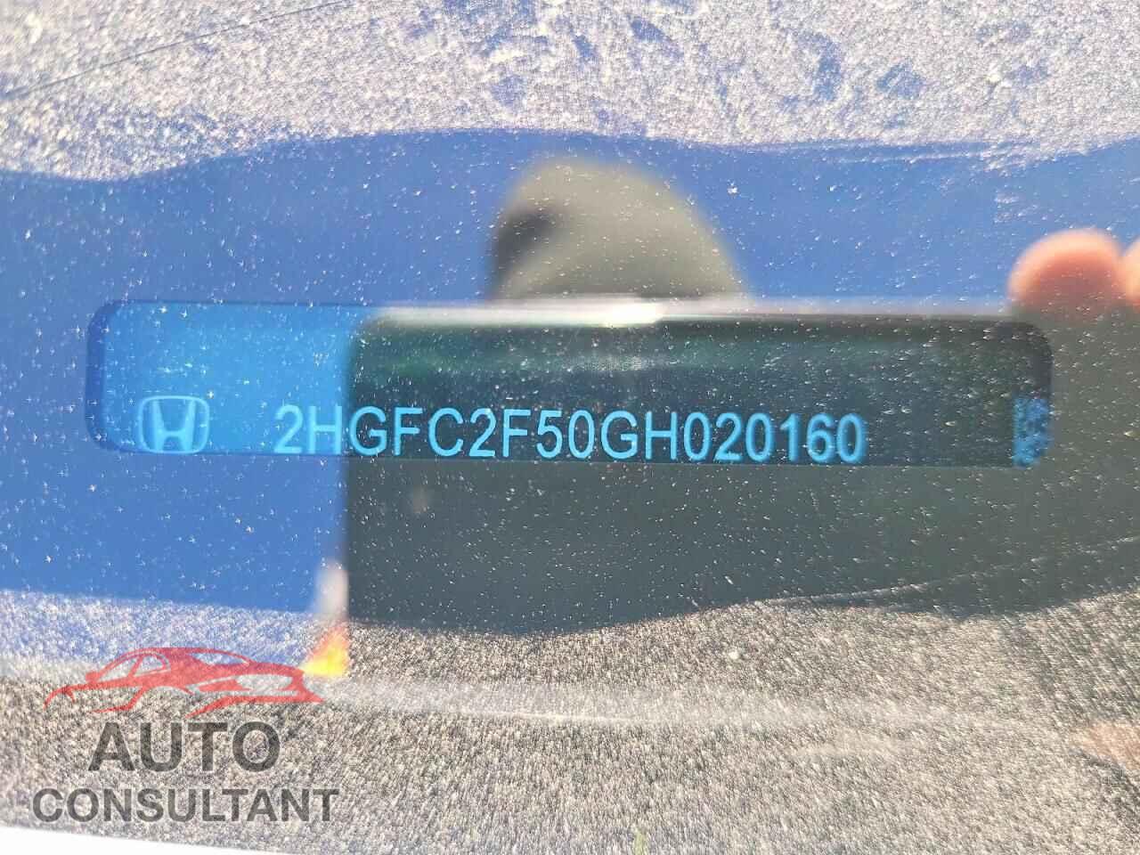 HONDA CIVIC 2016 - 2HGFC2F50GH020160