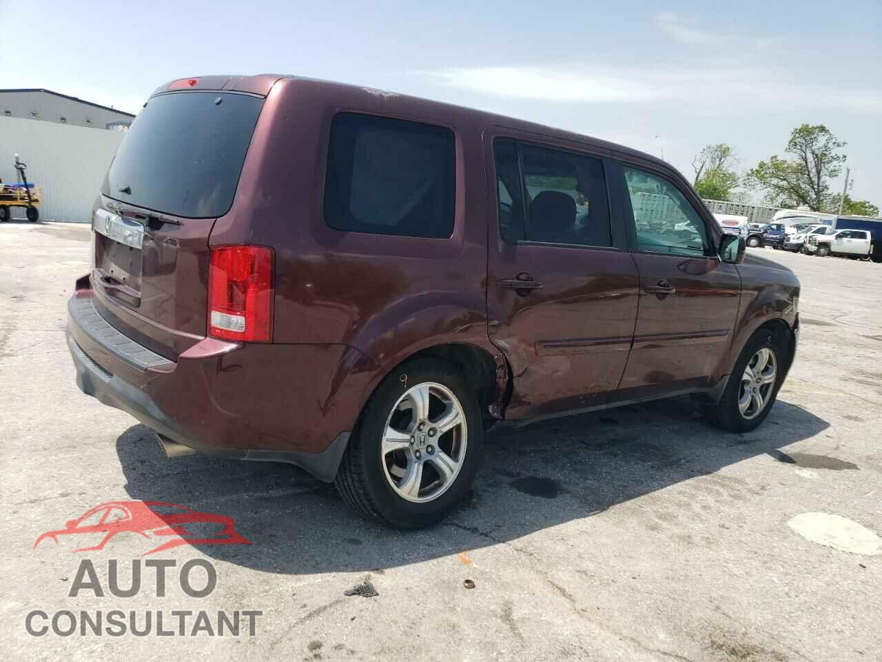 HONDA PILOT 2013 - 5FNYF3H57DB038397