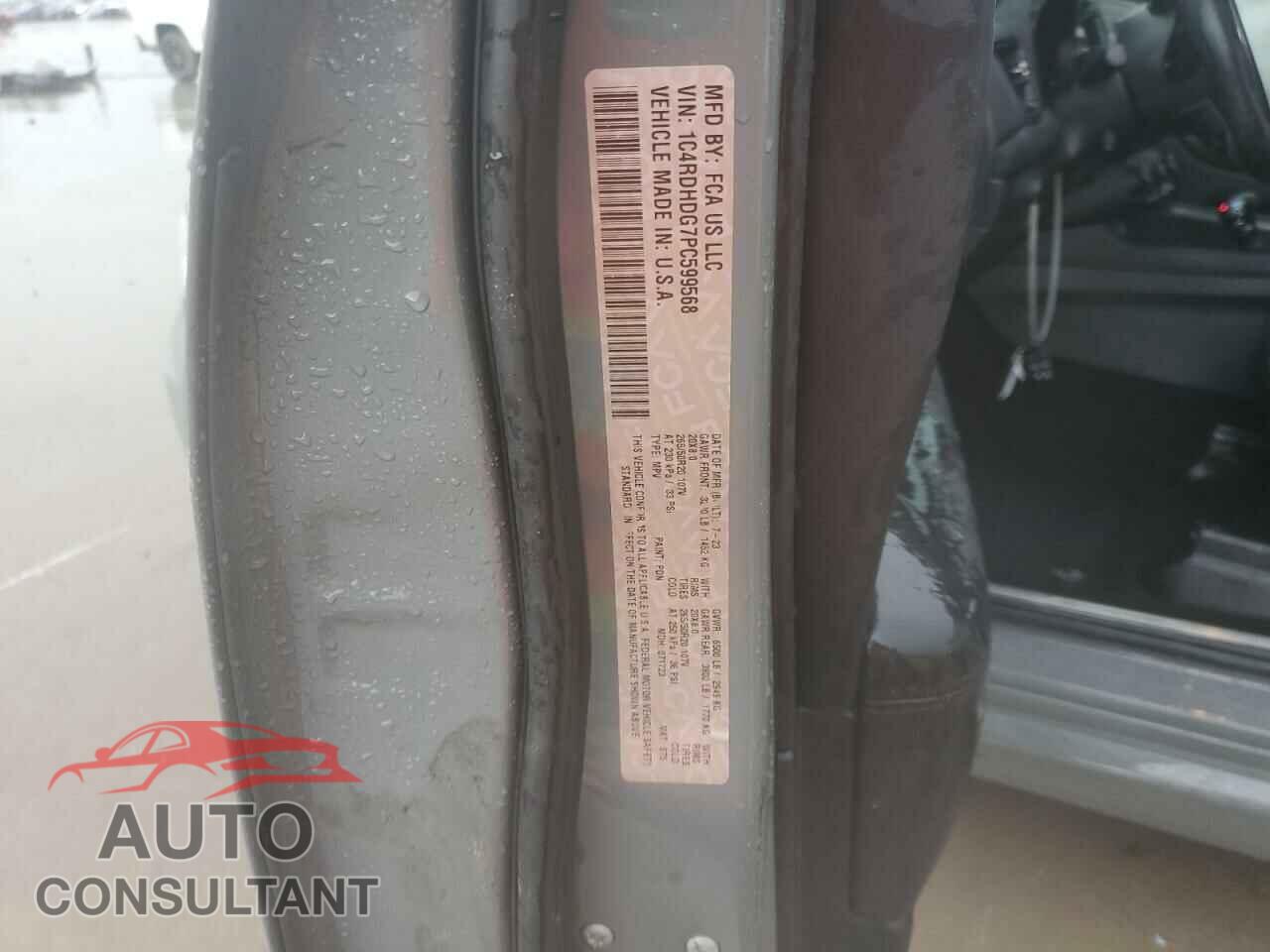 DODGE DURANGO 2023 - 1C4RDHDG7PC599568