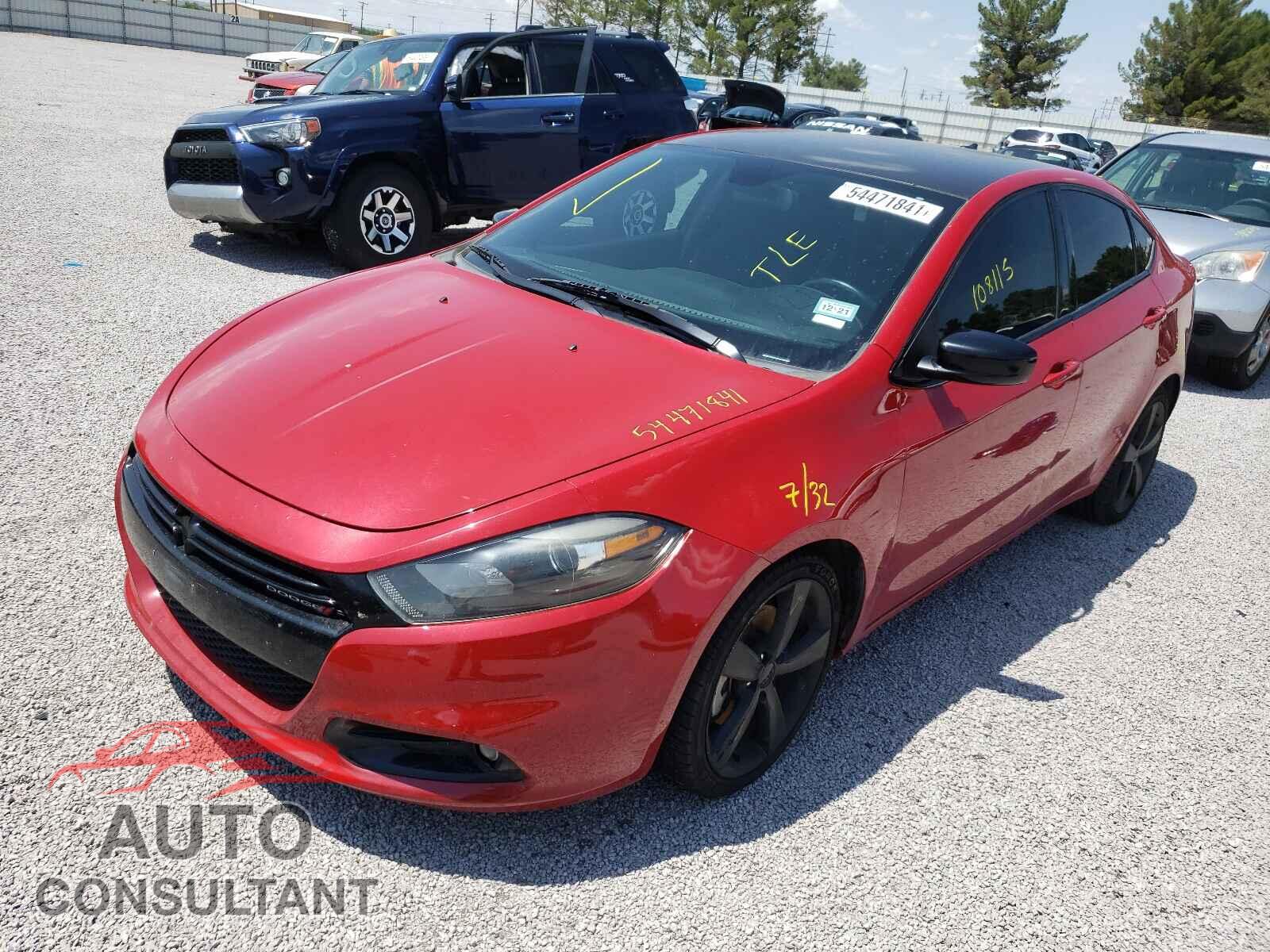 DODGE DART 2016 - 1C3CDFBB3GD516167