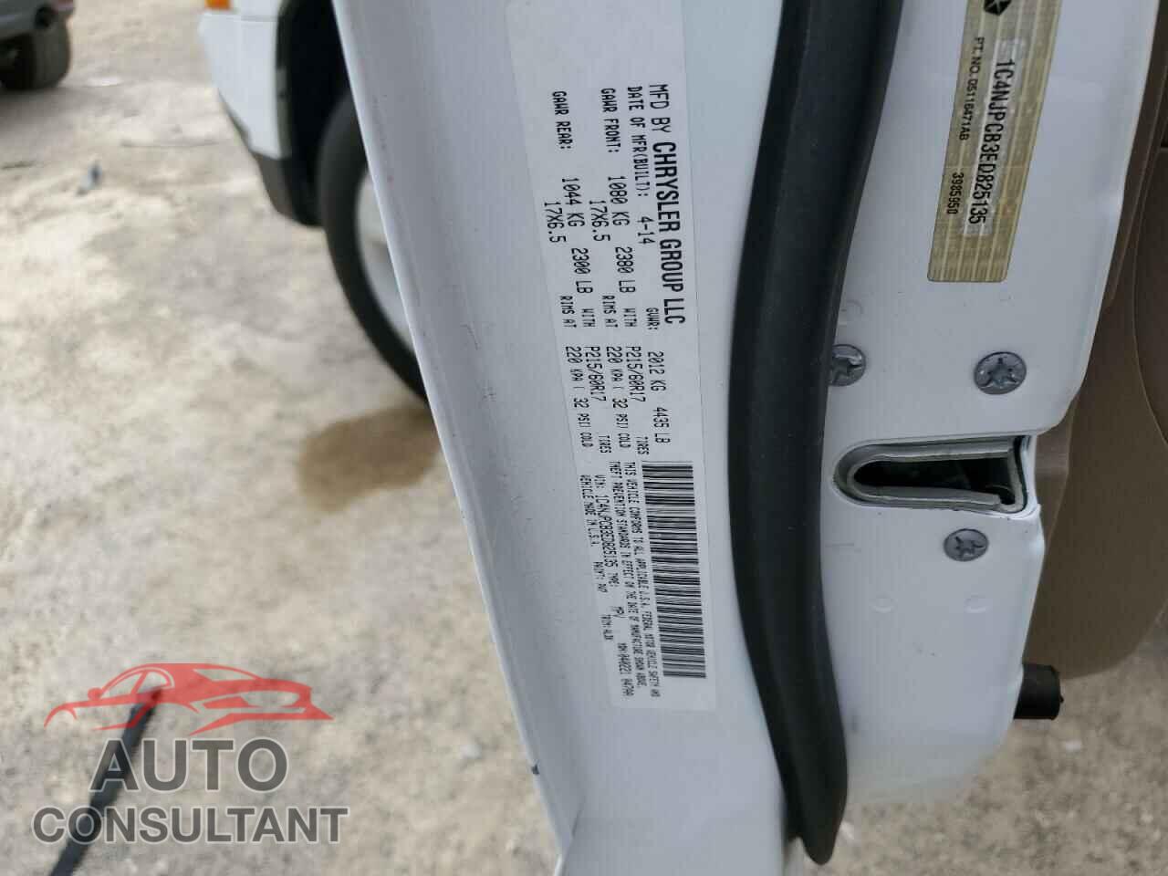 JEEP PATRIOT 2014 - 1C4NJPCB3ED825135