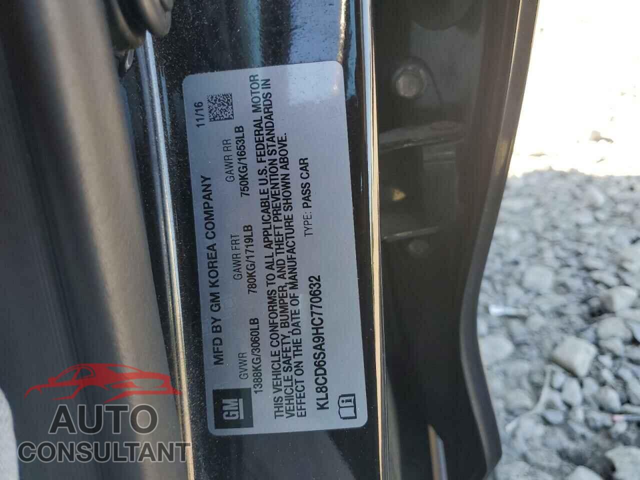 CHEVROLET SPARK 2017 - KL8CD6SA9HC770632