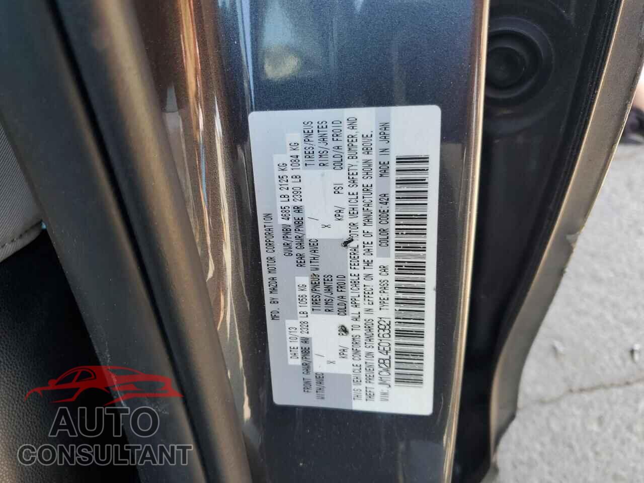 MAZDA 5 2014 - JM1CW2BL4E0163921