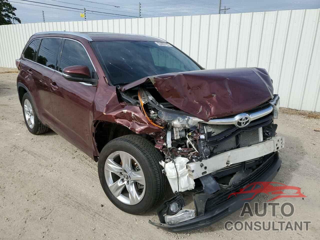 TOYOTA HIGHLANDER 2016 - 5TDYKRFH5GS157335