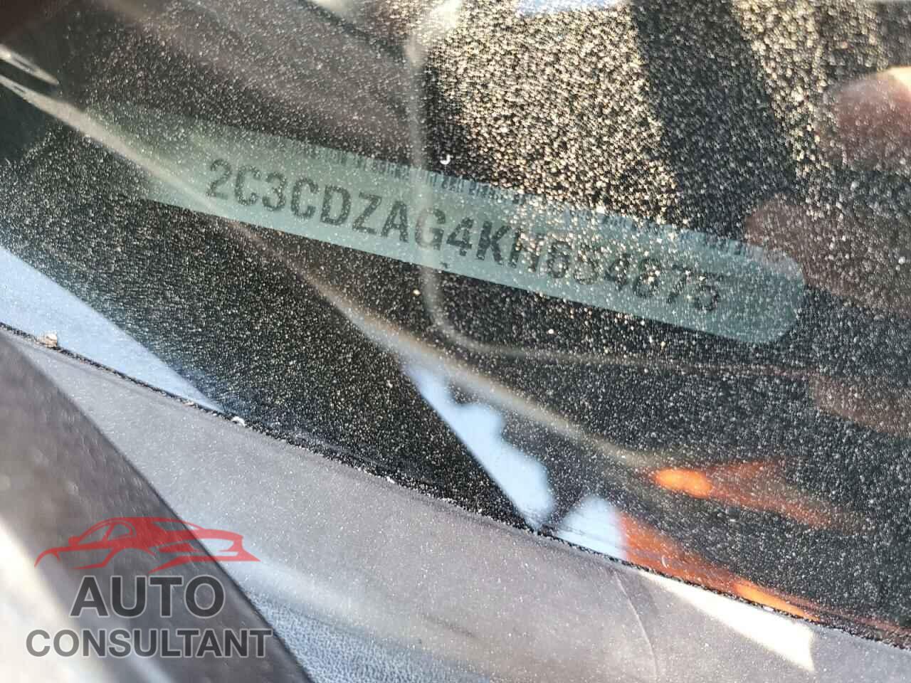 DODGE CHALLENGER 2019 - 2C3CDZAG4KH654875