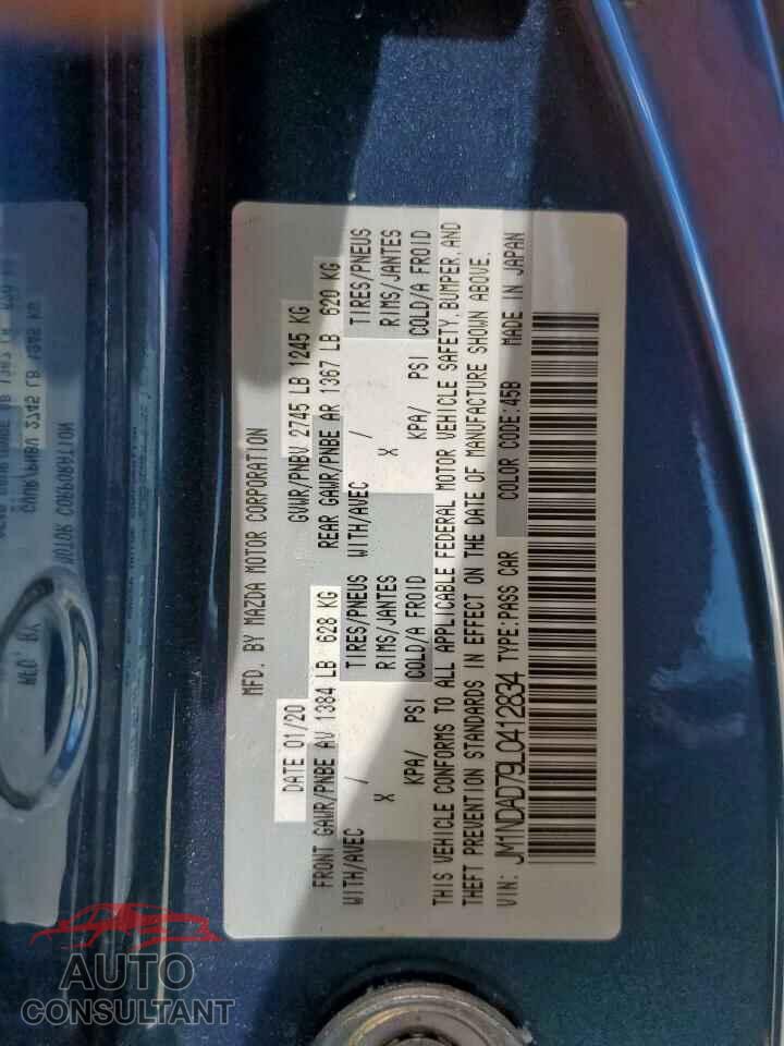 MAZDA MX5 2020 - JM1NDAD79L0412834