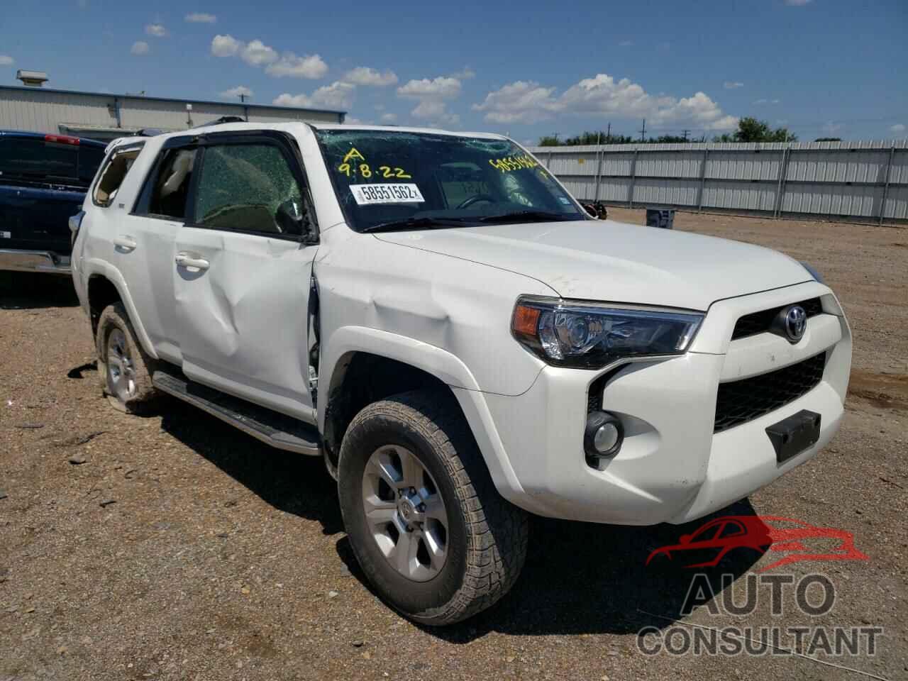 TOYOTA 4RUNNER 2017 - JTEZU5JR3H5150684