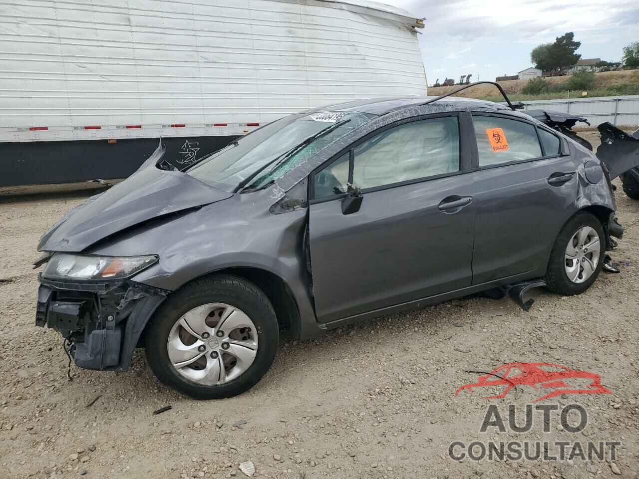 HONDA CIVIC 2013 - 2HGFB2F51DH524098
