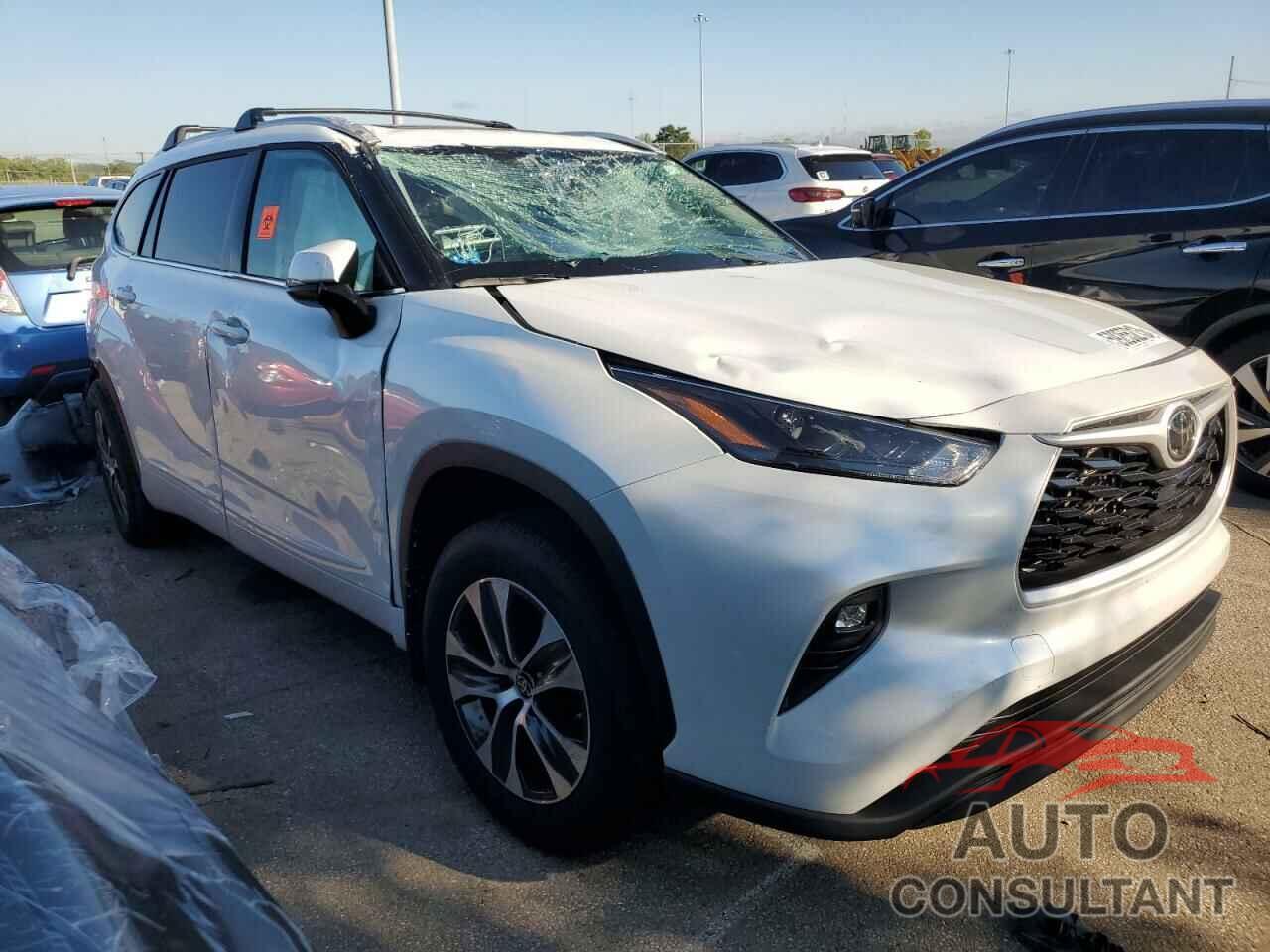 TOYOTA HIGHLANDER 2022 - 5TDGZRBH7NS255910