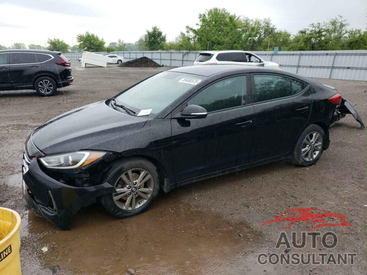 HYUNDAI ELANTRA 2018 - KMHD84LF6JU695060