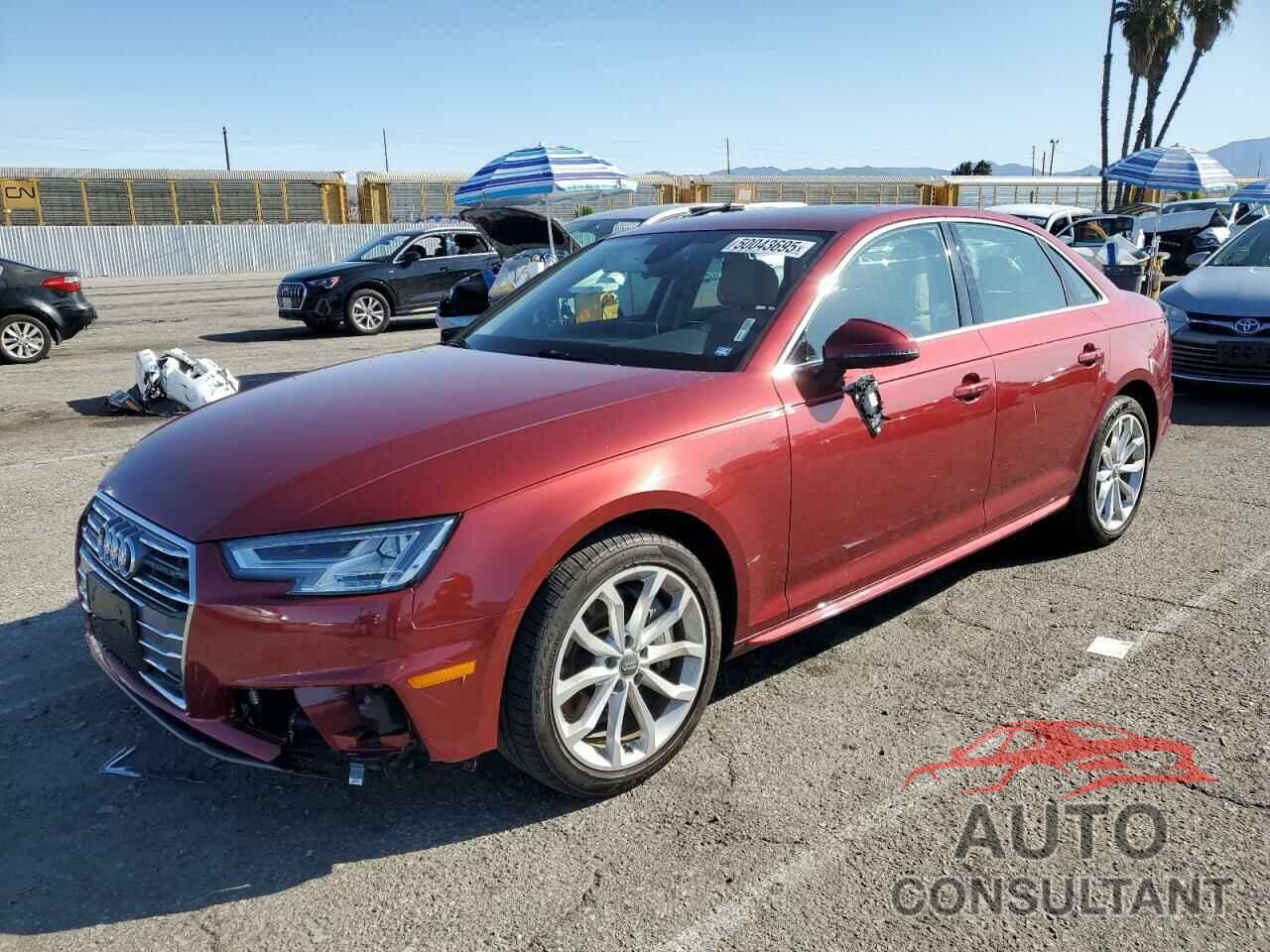 AUDI A4 2019 - WAUENAF41KA044624
