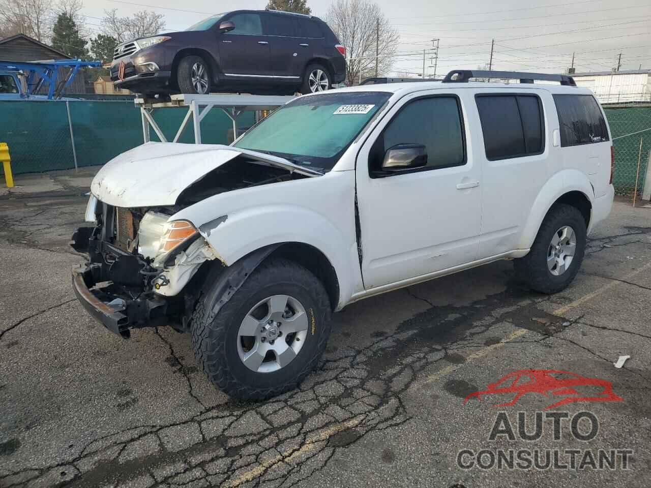 NISSAN PATHFINDER 2010 - 5N1AR1NBXAC605388
