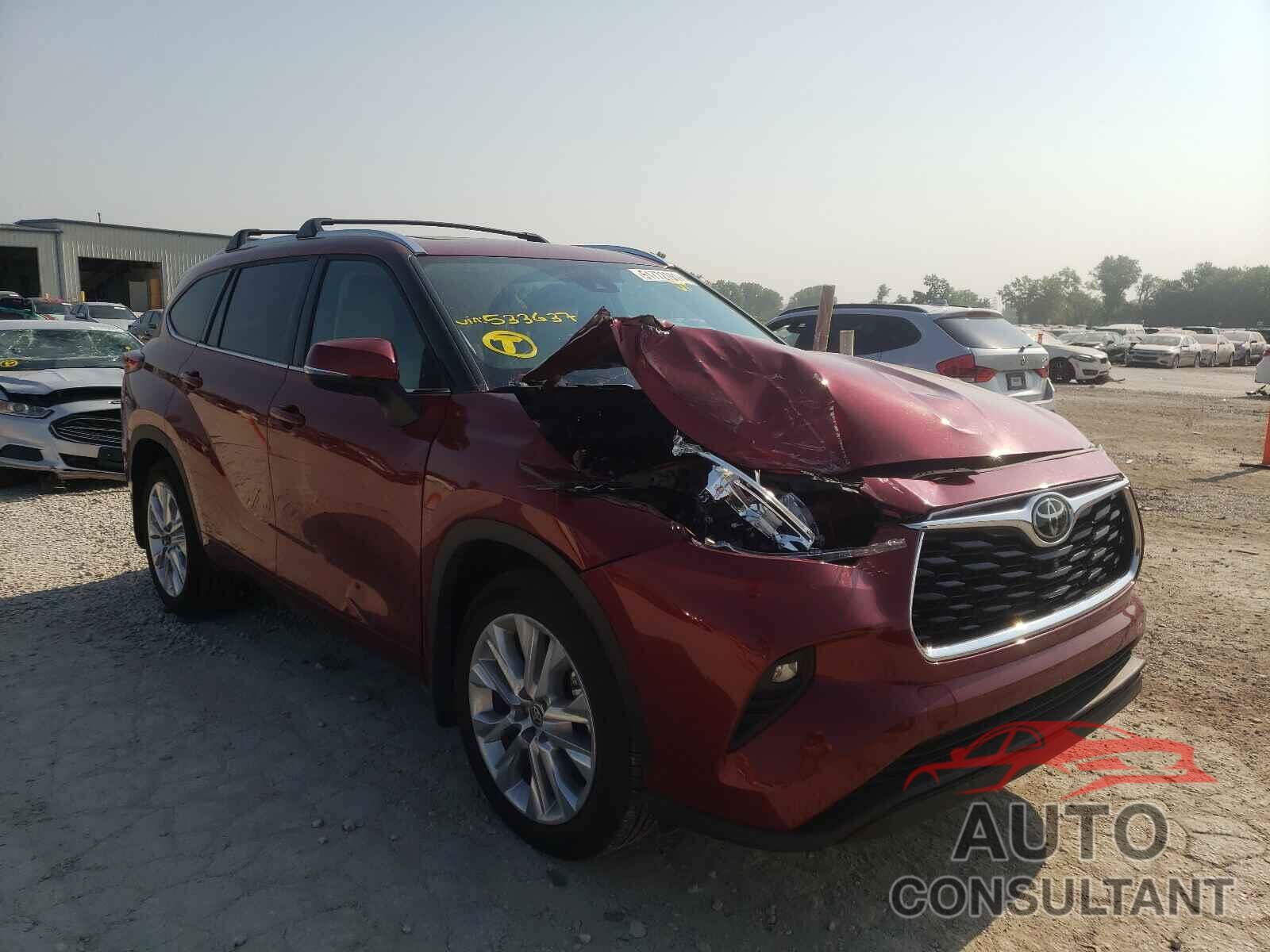 TOYOTA HIGHLANDER 2021 - 5TDDZRBH1MS533637