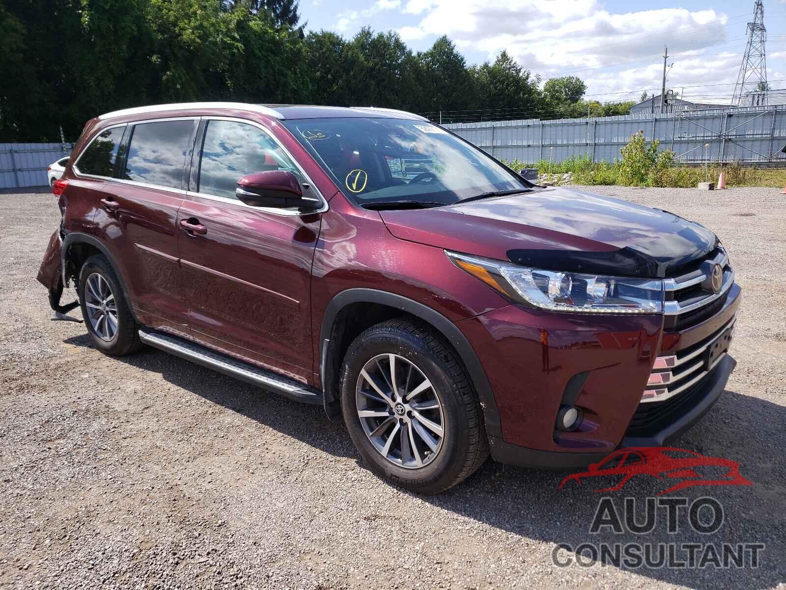 TOYOTA HIGHLANDER 2018 - 5TDJZRFH2JS885246