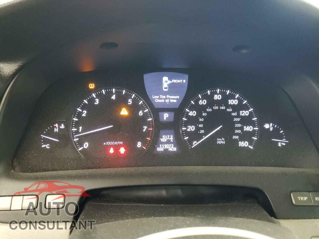 LEXUS LS460 2011 - JTHBL5EF8B5106422