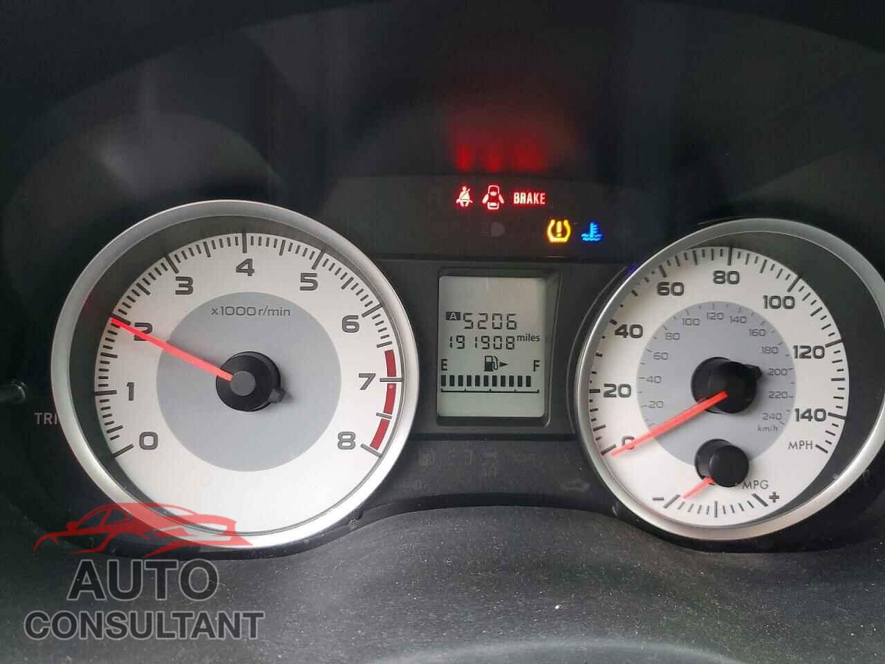 SUBARU IMPREZA 2013 - JF1GPAA61D1883843
