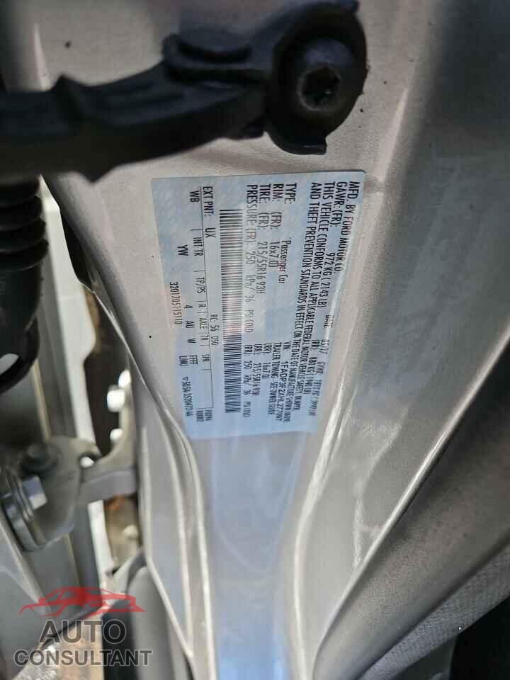 FORD FOCUS 2017 - 1FADP3F2XHL277097