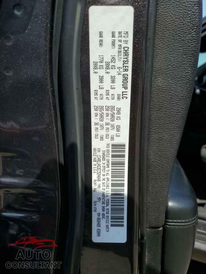 DODGE DURANGO 2014 - 1C4RDJAG3EC524648