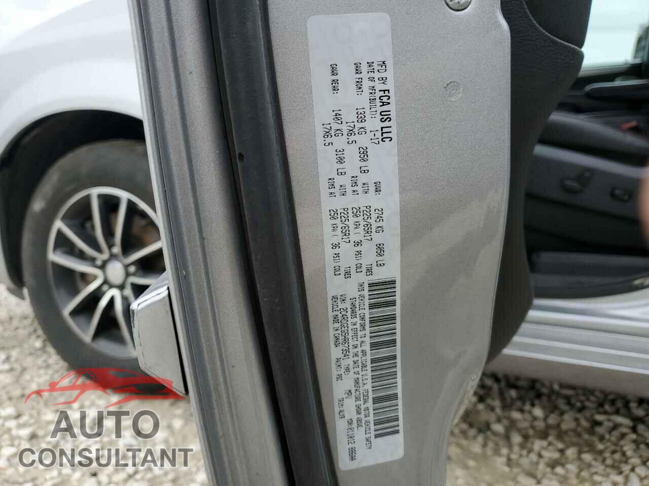 DODGE CARAVAN 2017 - 2C4RDGEG5HR673541