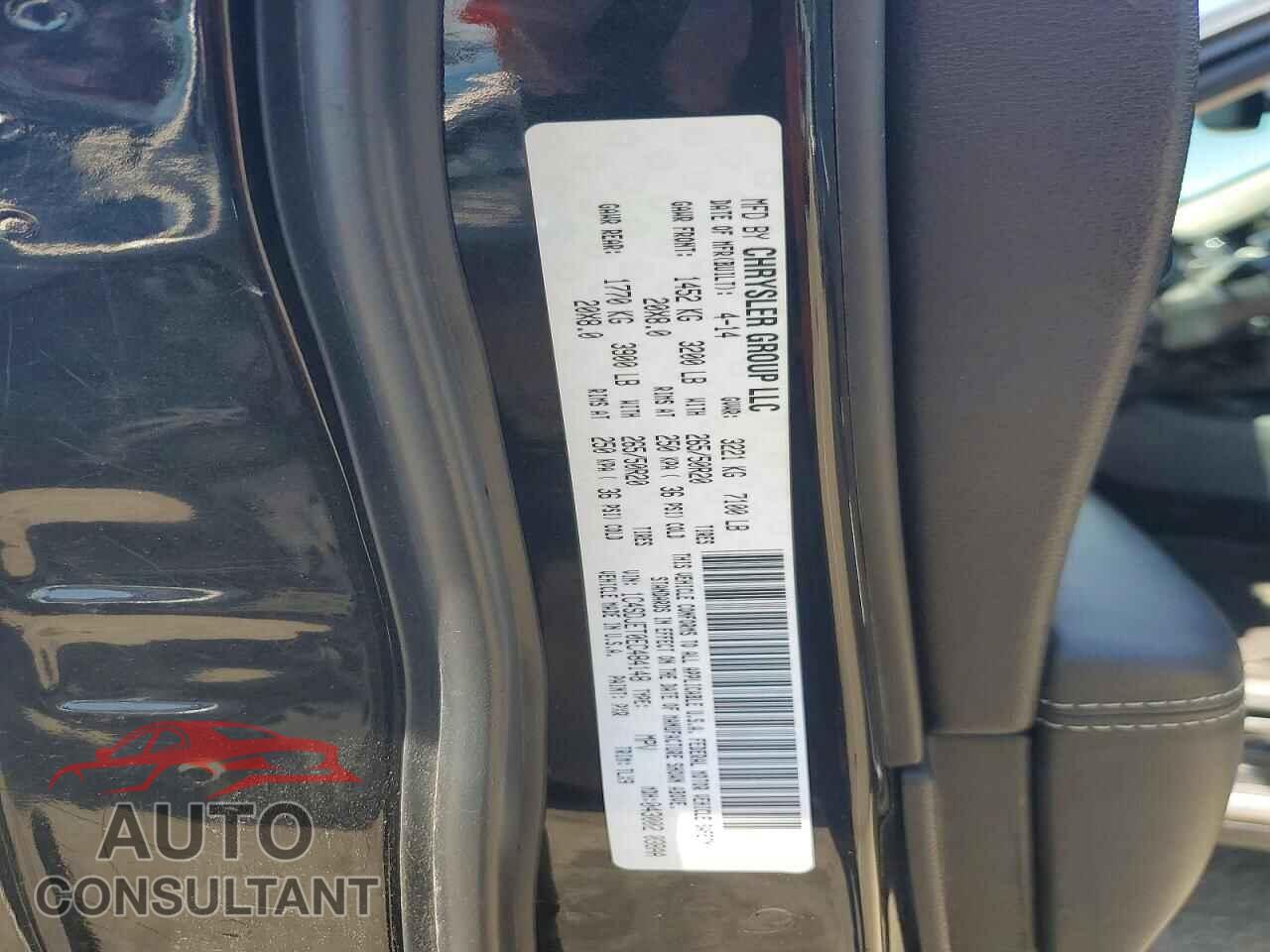 DODGE DURANGO 2014 - 1C4SDJET0EC484148