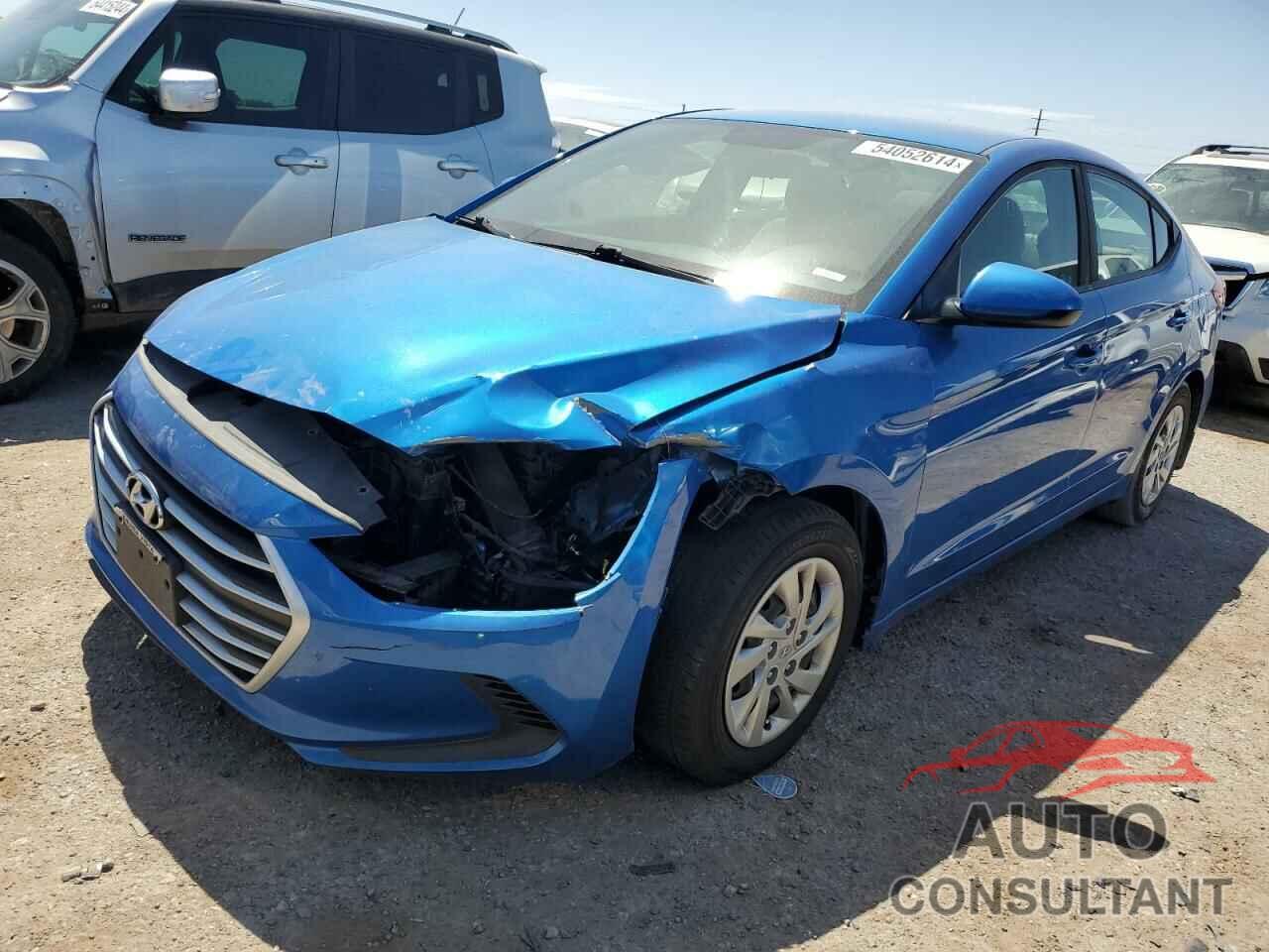 HYUNDAI ELANTRA 2017 - KMHD74LF9HU384266