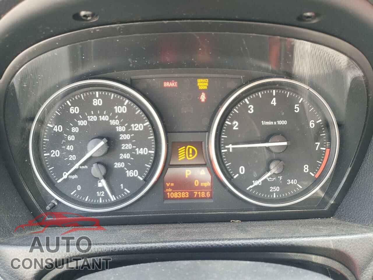 BMW 3 SERIES 2013 - WBAKF9C55DE860310