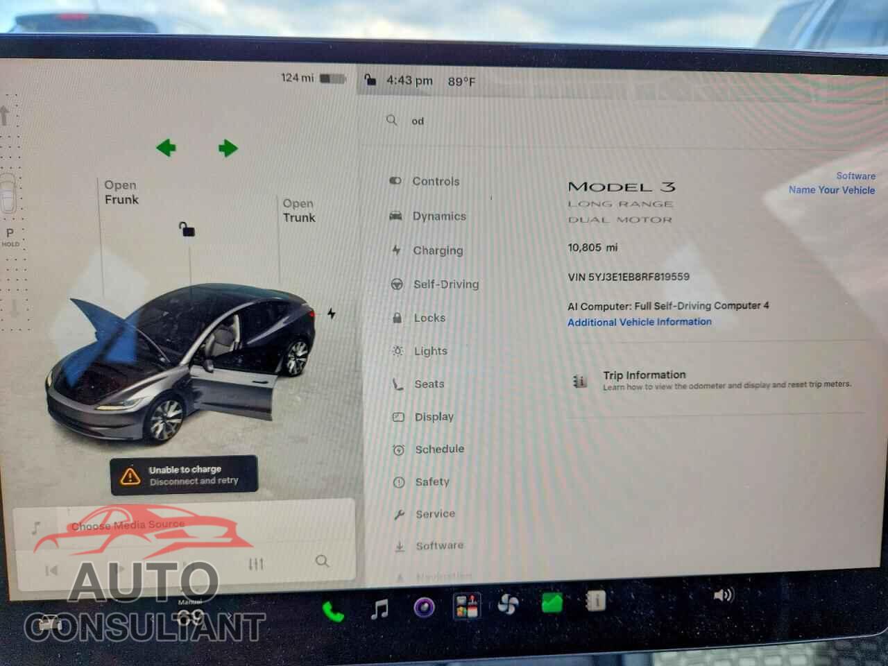 TESLA MODEL 3 2024 - 5YJ3E1EB8RF819559