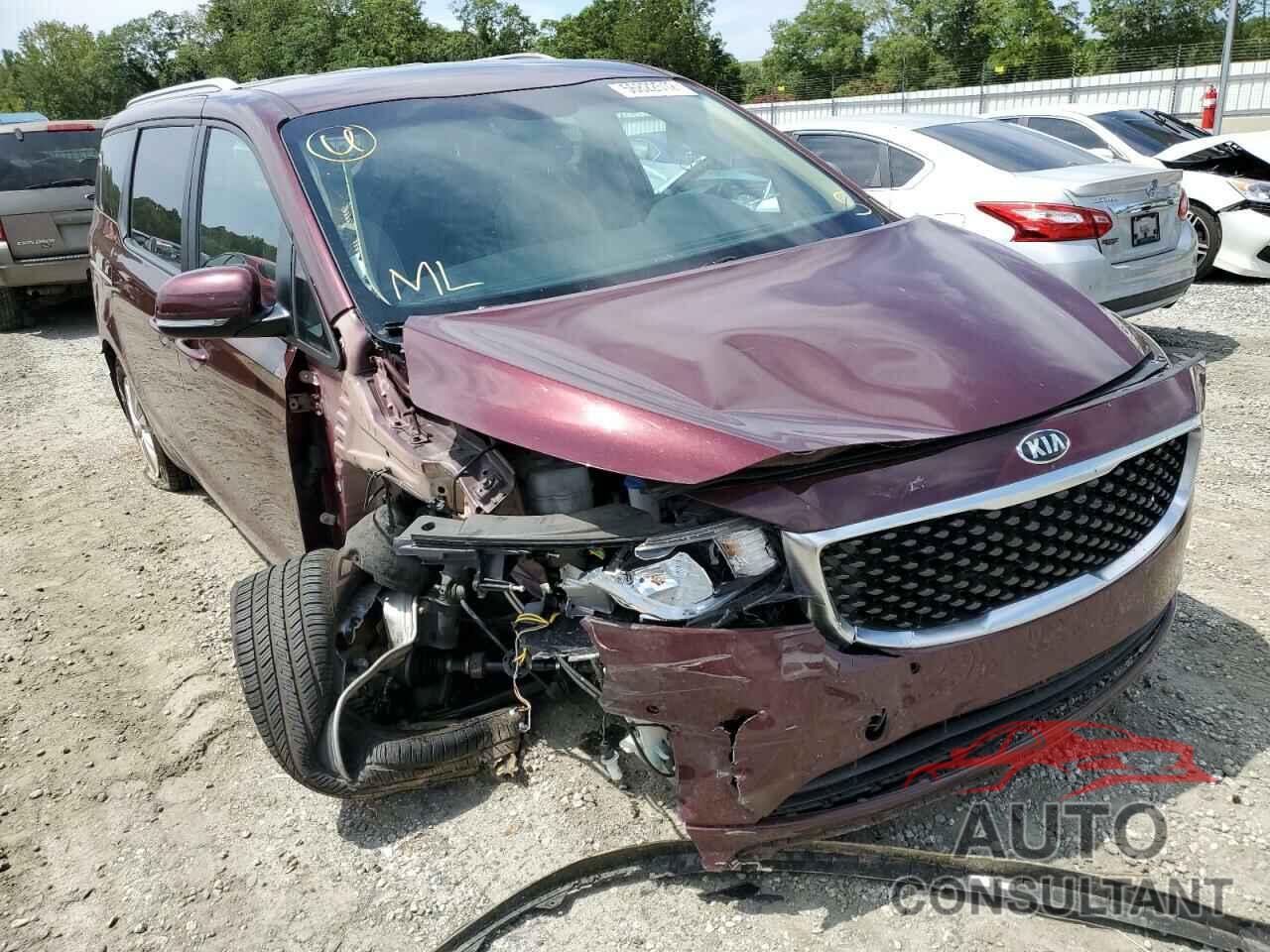 KIA SEDONA 2016 - KNDMB5C13G6214386