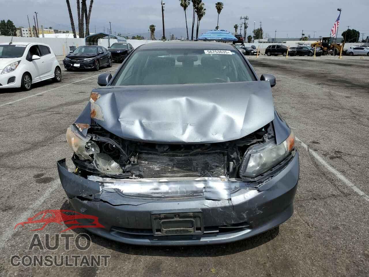 HONDA CIVIC 2012 - 19XFB2F56CE390987