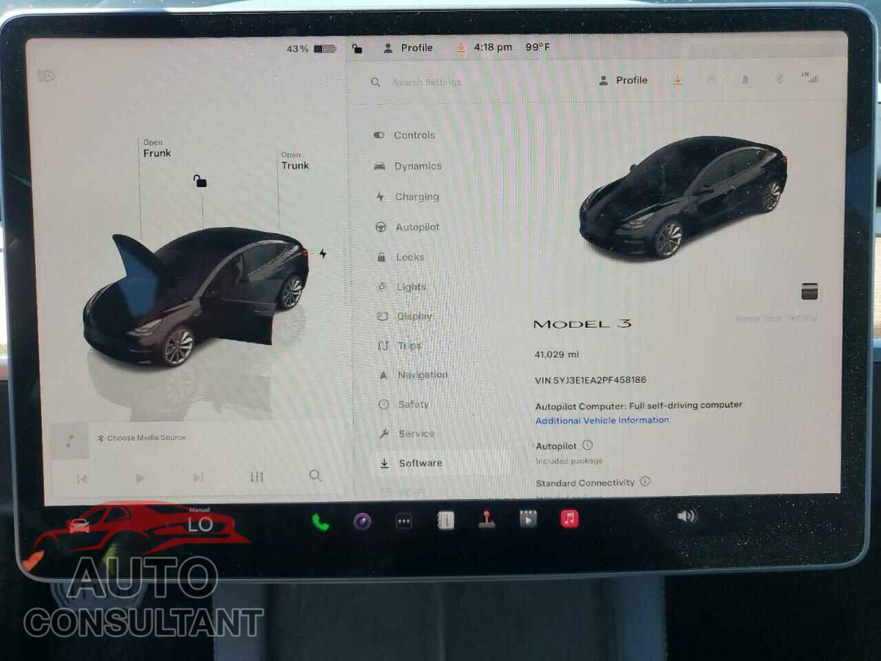 TESLA MODEL 3 2023 - 5YJ3E1EA2PF458186