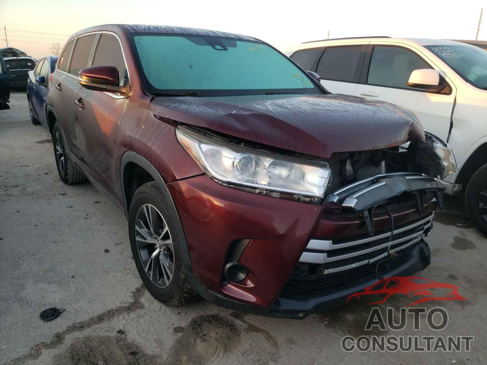 TOYOTA HIGHLANDER 2018 - 5TDZARFH8JS034627