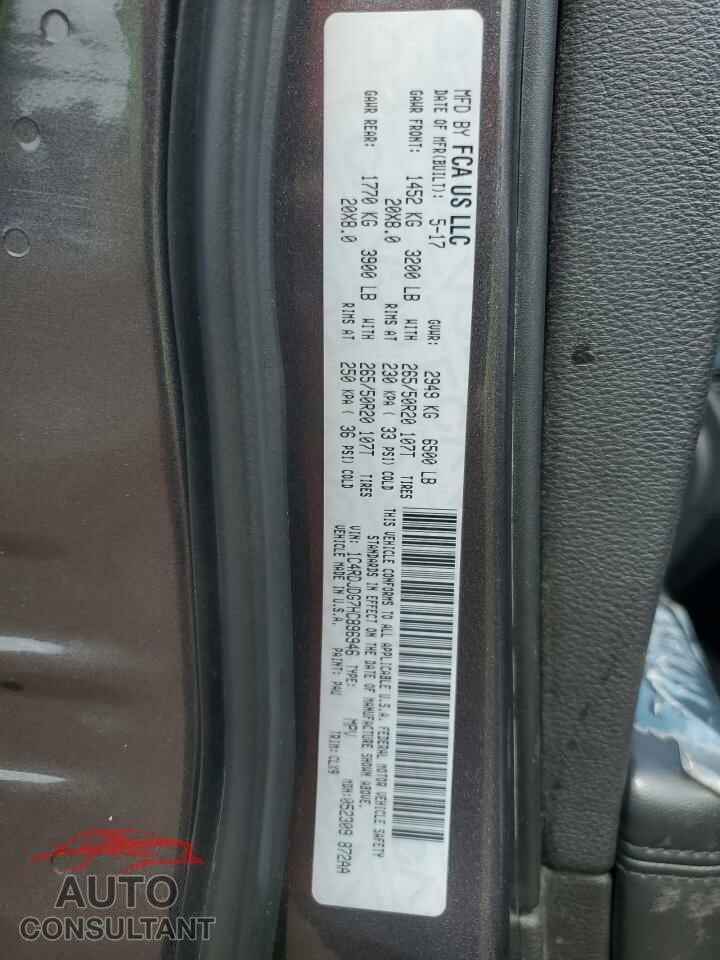 DODGE DURANGO 2017 - 1C4RDJDG7HC896946