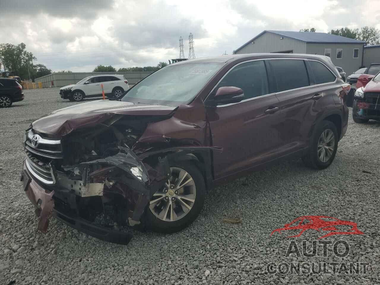 TOYOTA HIGHLANDER 2015 - 5TDZKRFH4FS081187
