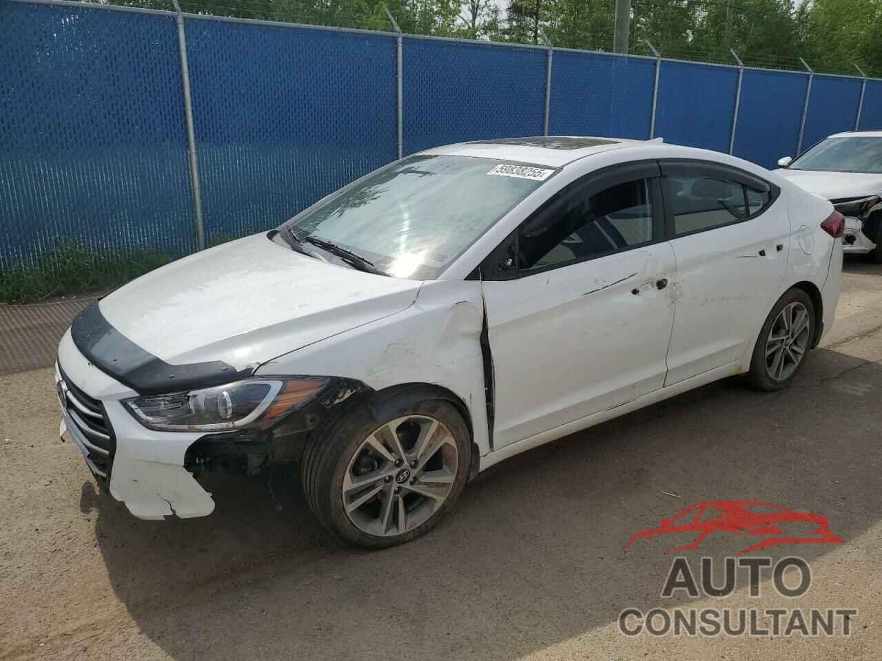 HYUNDAI ELANTRA 2017 - KMHD84LF5HU175118