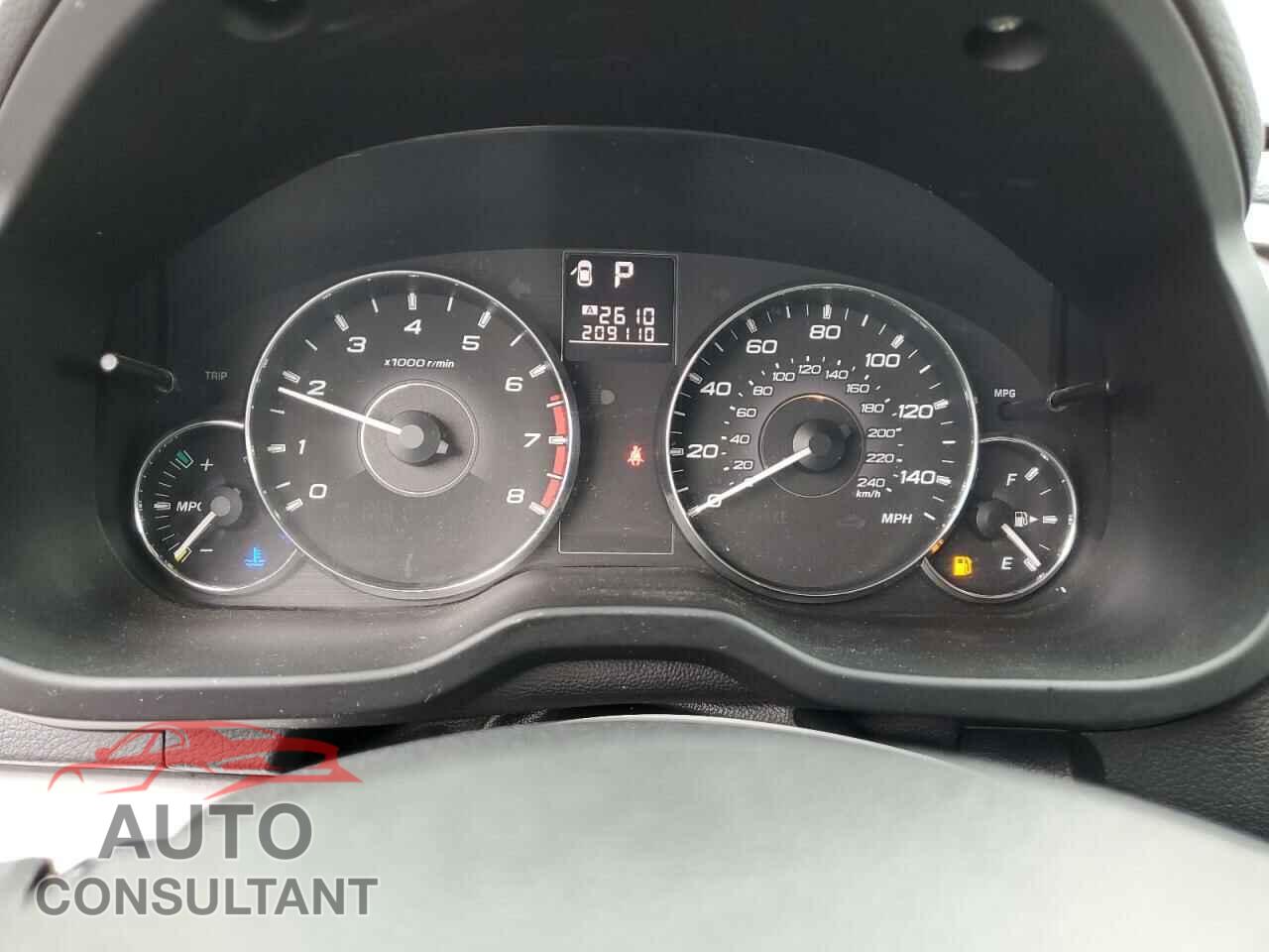 SUBARU OUTBACK 2012 - 4S4BRBCC9C3286770