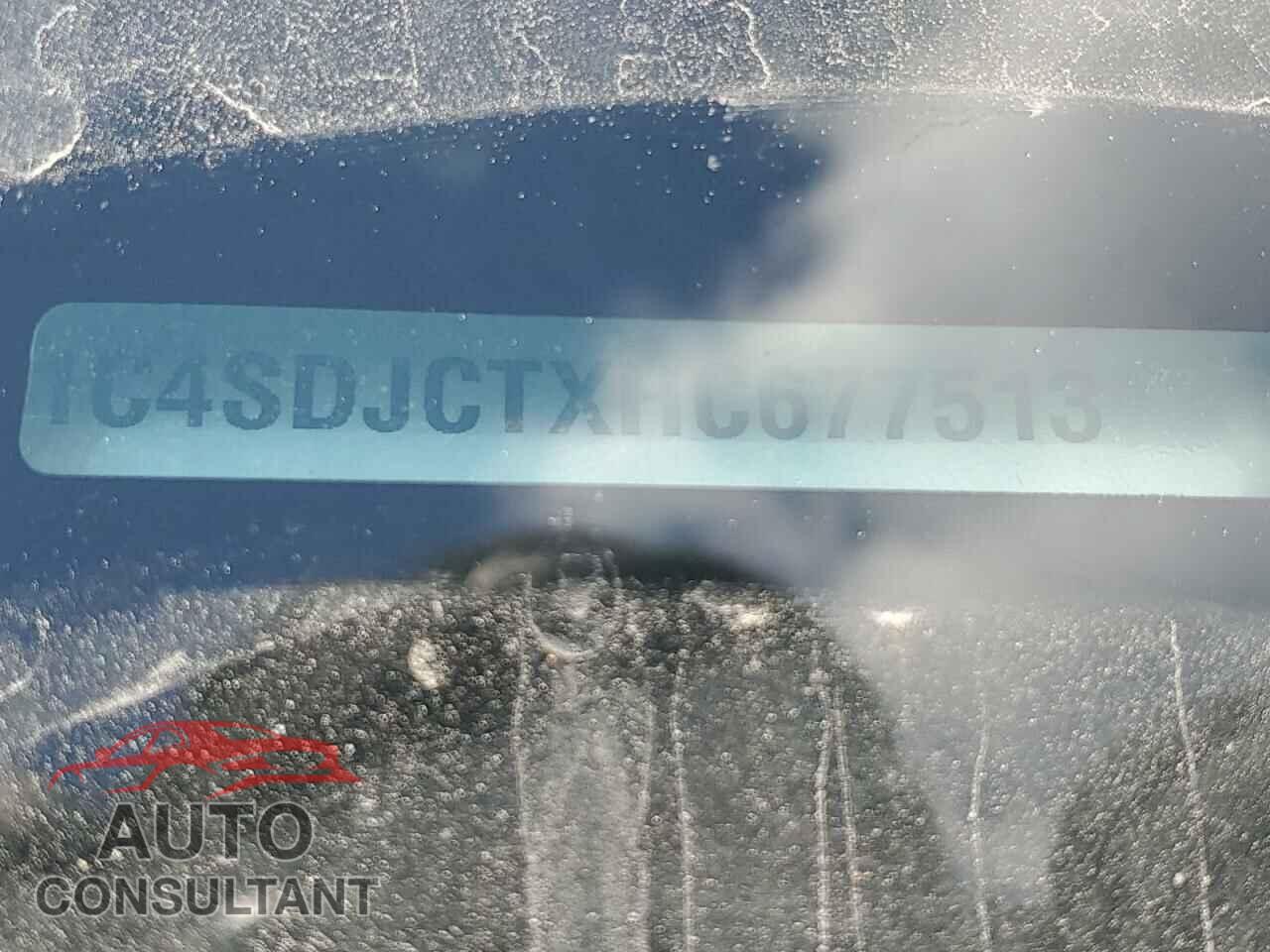 DODGE DURANGO 2017 - 1C4SDJCTXHC677513