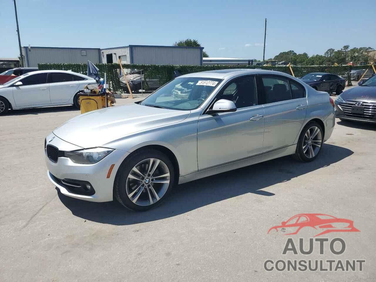 BMW 3 SERIES 2017 - WBA8B9G56HNU49438