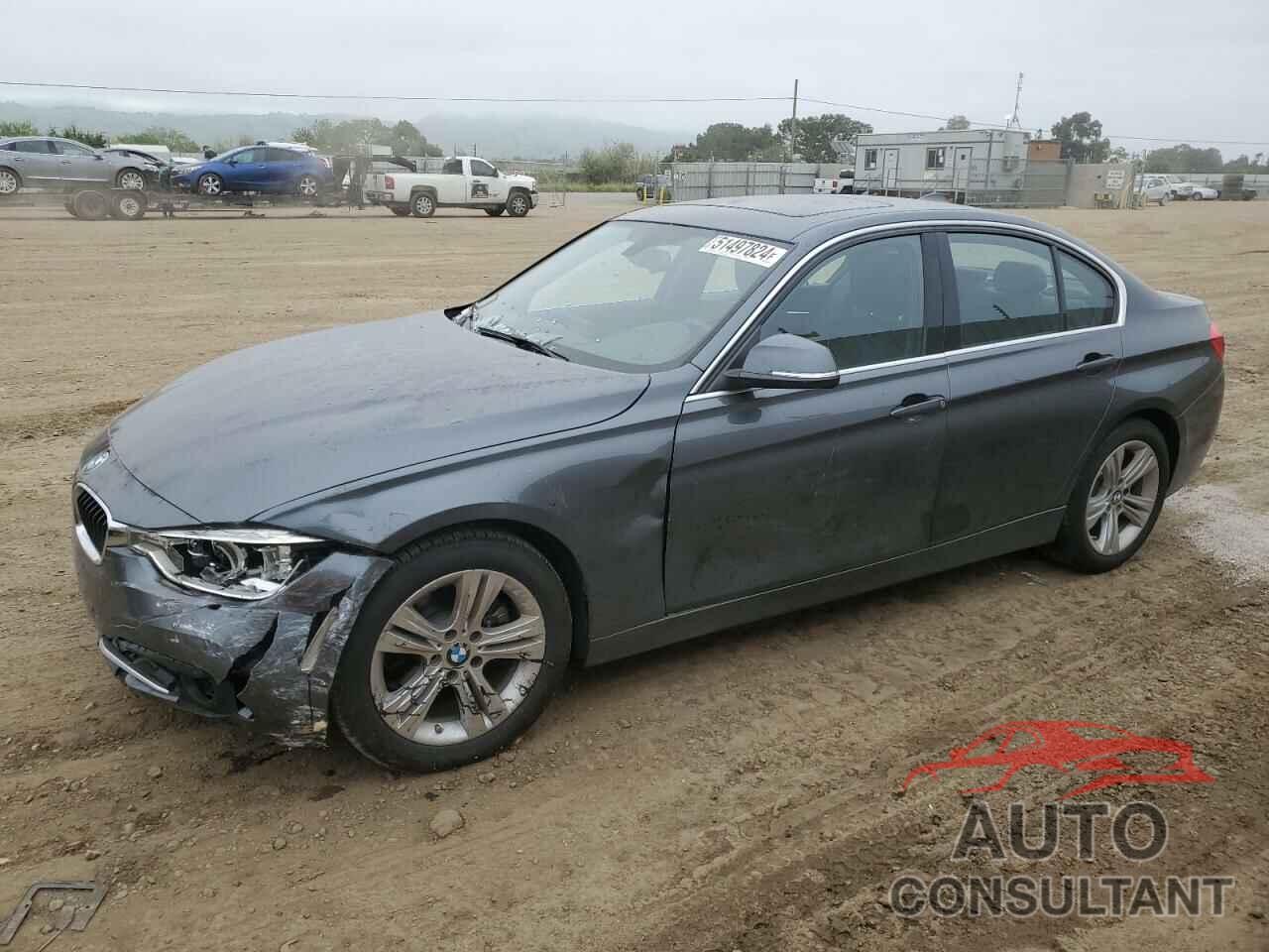 BMW 3 SERIES 2017 - WBA8B9G51HNU50156