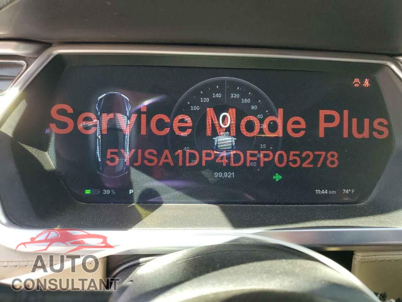 TESLA MODEL S 2013 - 5YJSA1DP4DFP05278