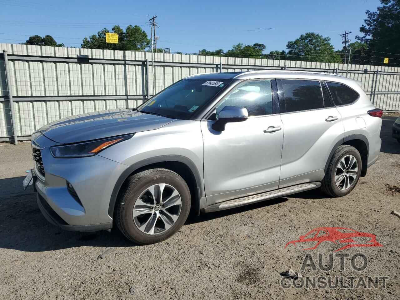 TOYOTA HIGHLANDER 2021 - 5TDGZRAHXMS082996