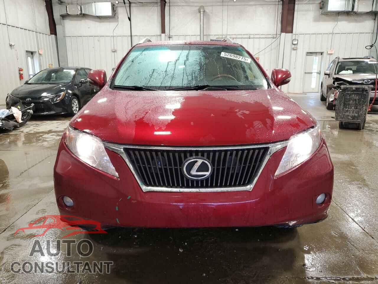 LEXUS RX350 2012 - 2T2BK1BA7CC147789