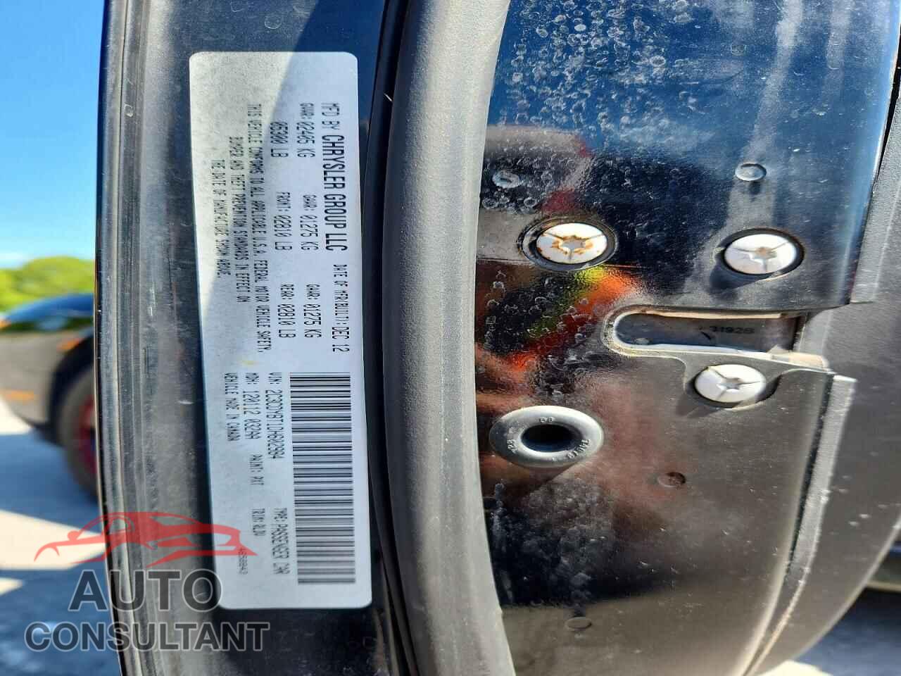 DODGE CHALLENGER 2013 - 2C3CDYBT1DH602984