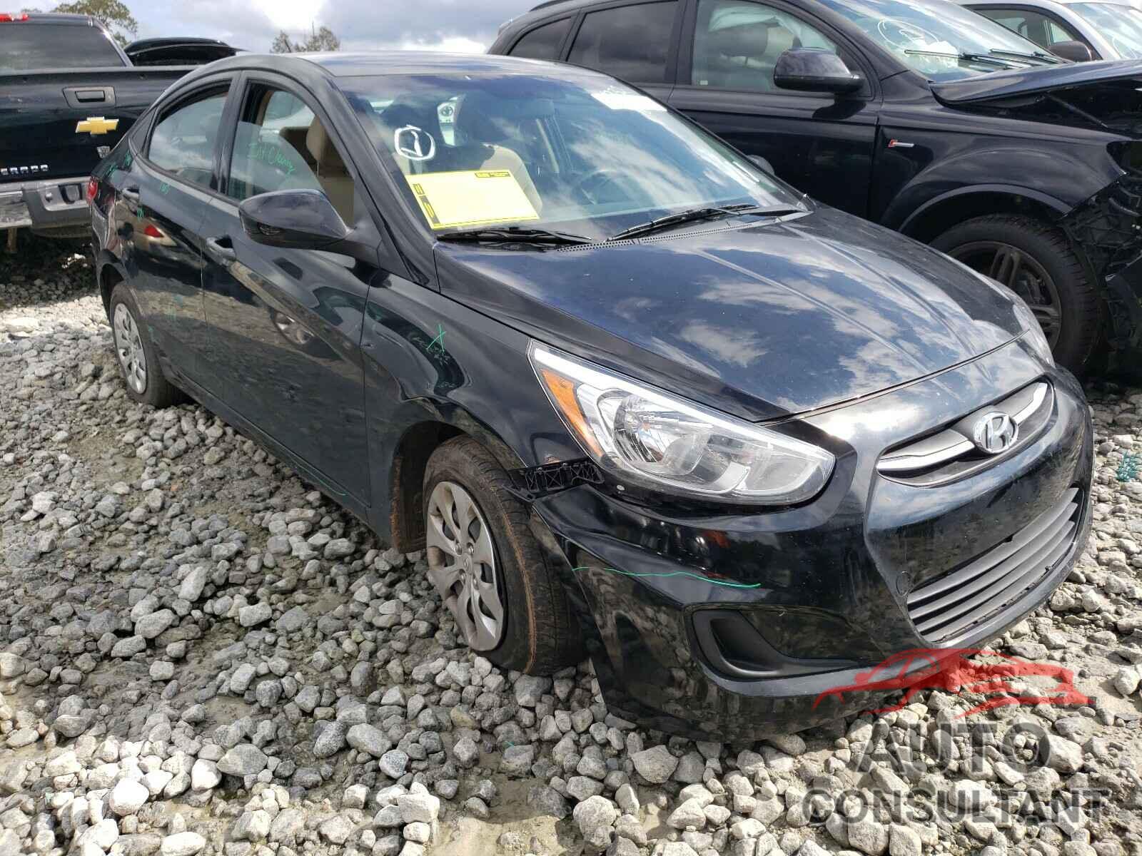 HYUNDAI ACCENT 2017 - KMHCT4AEXHU341332